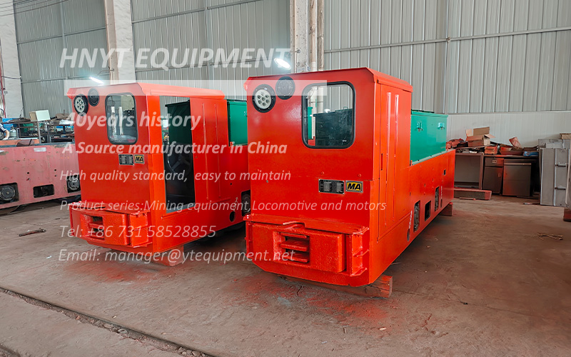 Shipment of 8 Ton Explosion-Proof Battery Electric Locomotives to Undergro