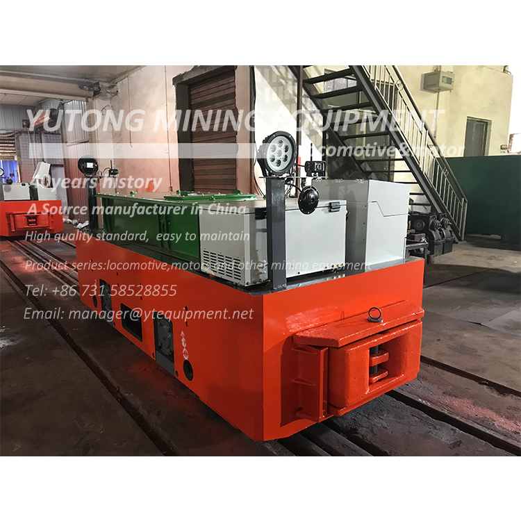 Unmanned Control mining lithium battery locomotive finish test and deliver