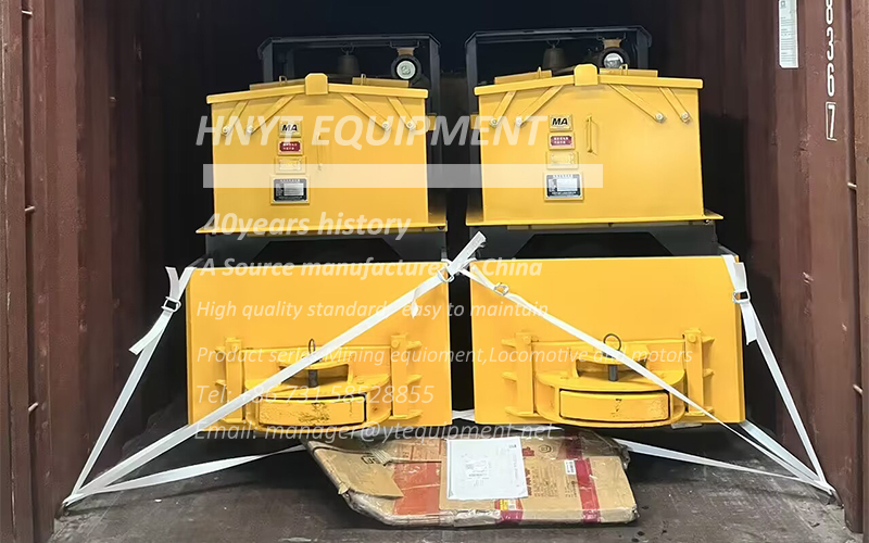 Delivery of ZQ-17 Rock Loader and 2.5-ton Battery Electric Locomotives