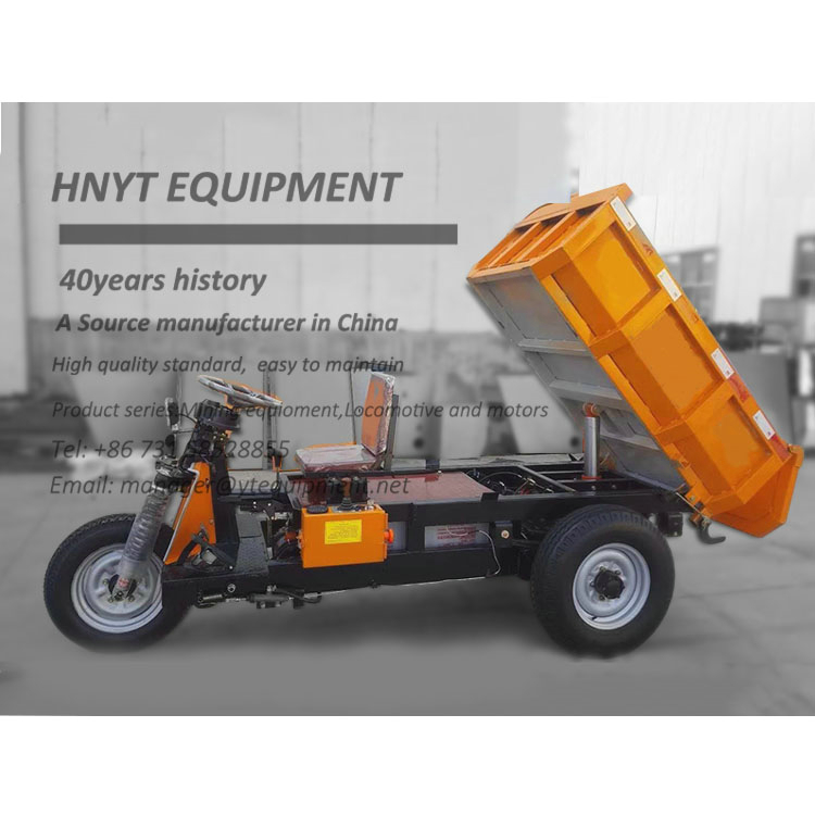 Hot sale 2 ton mining electric tricycle
