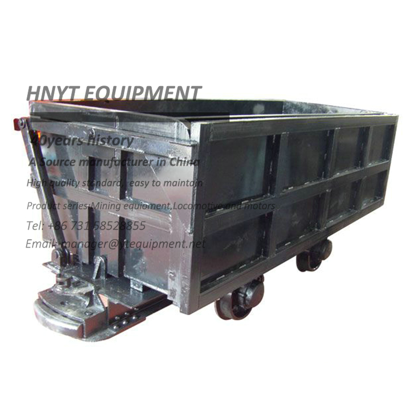 MCC0.7 Side Dumping Mine Car, mining wagons with load capacity of 1.75 ton