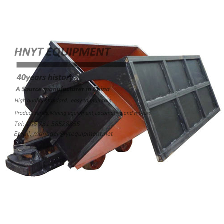 MCC1.6 Side Dumping Mine Car, mining wagons with load capacity of 4 ton