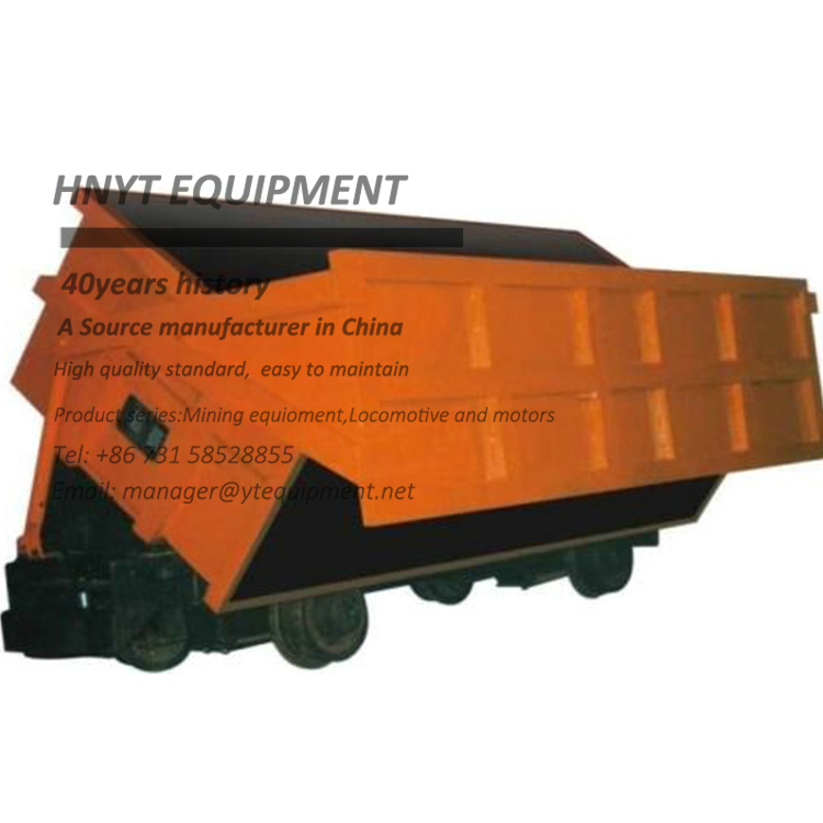 MCC4 Side Dumping Mine Car, mining wagons with load capacity of 10 ton