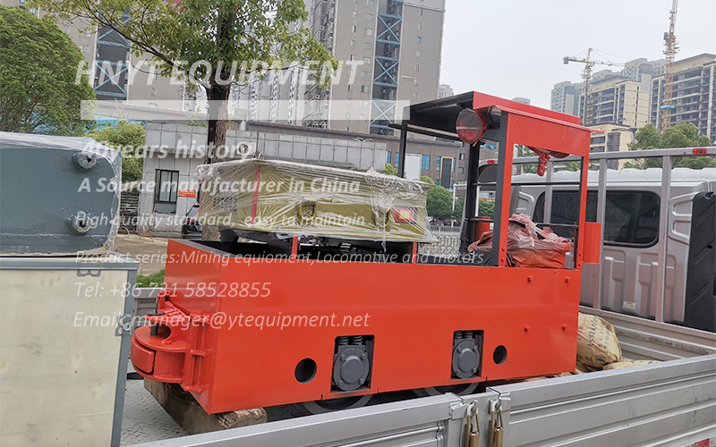 Shipping of 2.5 Ton Lithium Battery Electric Locomotive