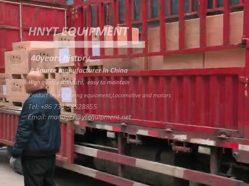 Overseas Shipment of Mining Electric Locomotive Spare Parts Completed Succ