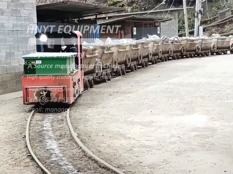 Underground Mining Made Easy with 5-Ton Lithium Battery Mining Locomotive