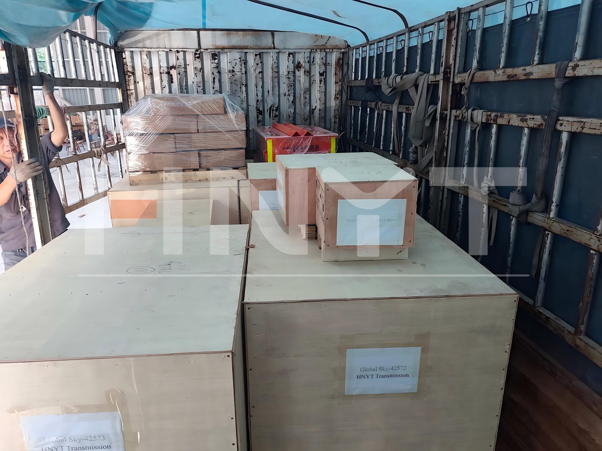 Mining Equipment Spare Parts Shipped Overseas for After-Sales Support